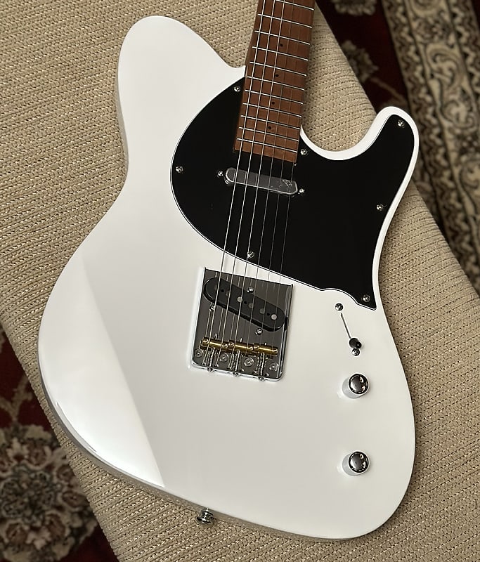 Balaguer Thicket Standard SS Gloss White Electric Guitar - with Balaguer Gig Bag image 1