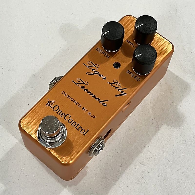 USED ONE CONTROL Tiger Lily Tremolo Guitar Effects Tremolo
