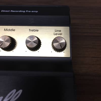 Marshall DRP-1 Direct Recording Pre-Amp 1990 Black / Gold Vintage Unit image 4