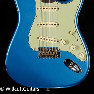 Fender Custom Shop Willcutt True '62 Stratocaster Journeyman Relic Lake Placid Blue '60 Oval C (040) image 3