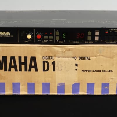 Yamaha D1500 Vintage Digital Delay 1U Rack Mount Unit W/ MIDI - 100 - 240V image 1