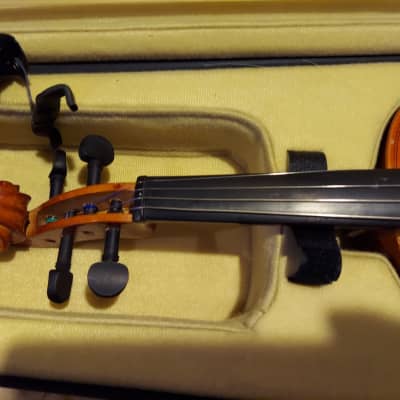 Rothenburg Stradivarius Copy Sized 4/4 violin, Germany, Vintage, with case & bow image 5