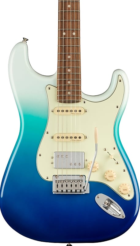 Fender Player Plus Stratocaster HSS Electric Guitar Pau Ferro Fingerboard, Belair Blue image 1