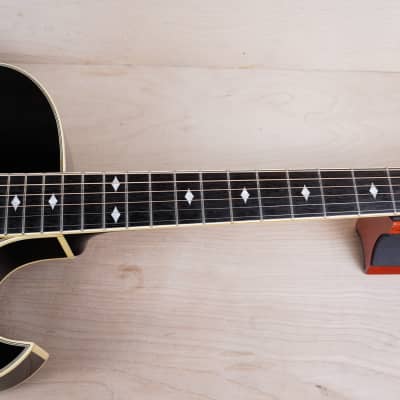 B.C. Rich RAEG2 Acoustic Electric Guitar 1983 Black Made in Japan MIJ w/ Hard Case image 8