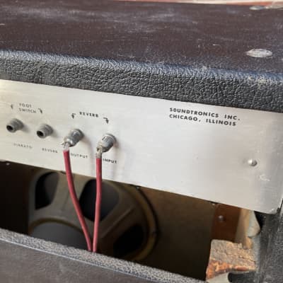 Vintage Soundtronics Model 400 2x12 Guitar Combo Amplifier - Kern image 10