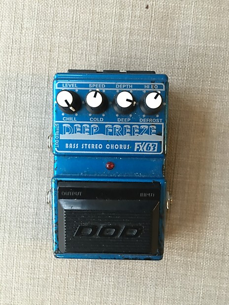 DOD FX63 Deep Freeze Bass Chorus Pedal | Classic City