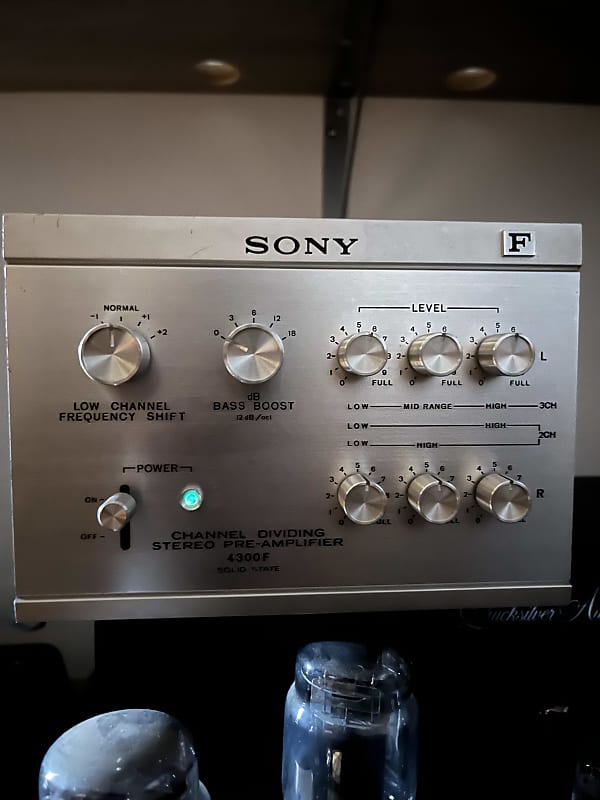 Sony TA-4300F Channel Dividing Stereo Preamplifier | Reverb