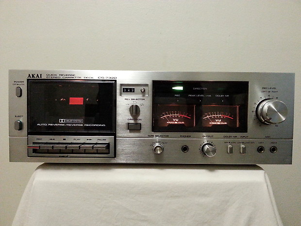 Vintage Akai CS-732D Auto Reverse Recording Cassette Deck/Working