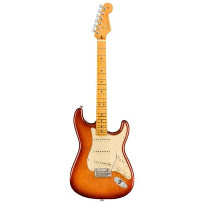 Fender American Professional II Stratocaster Electric Guitar (Sienna Sunburst, Maple Fretboard) image 3