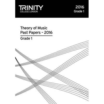 Trinity College London Theory of Music Past Paper 2016 - Grade 1 [Trinity Theory for sale