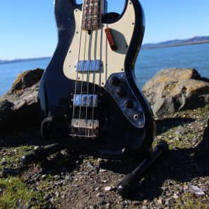 Electra Jazz "Long Necker" Bass No. 2273 1970's Jet Black image 23