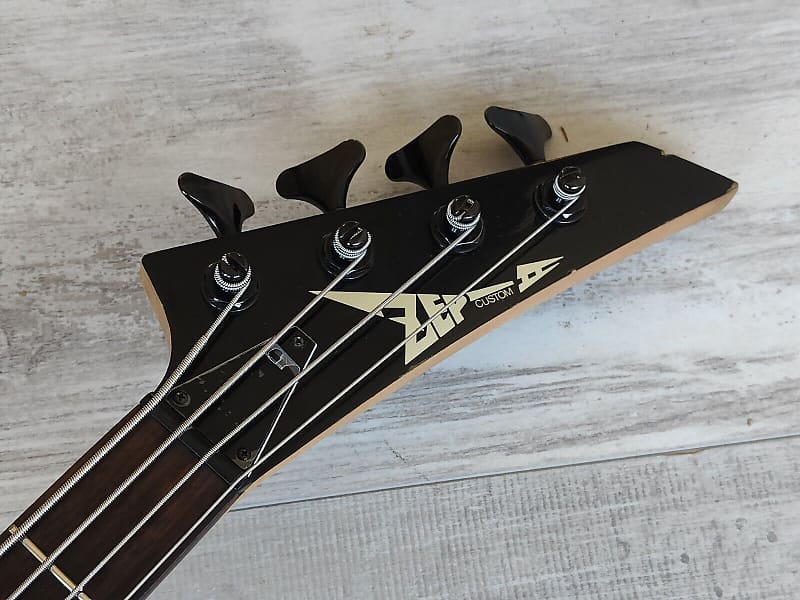1980's ZEP-II by ESP PJZ-98 PJ Bass (Black) | Reverb