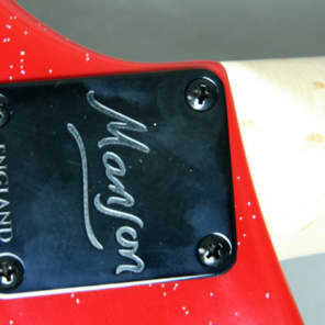 Manson MB-1 2013 Red Glitter Matthew Bellamy Signature Electric Guitar - MUSE image 7
