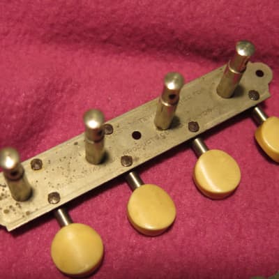 vintage 1920's waverly mandolin tuners "patent applied for" signed for Gibson A F style Loar martin image 14