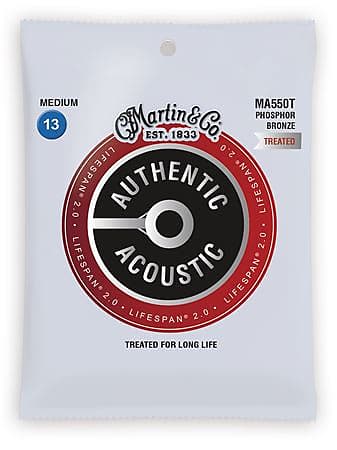 Martin MA550T Authentic Acoustic Lifespan 2.0 Acoustic Strings image 1