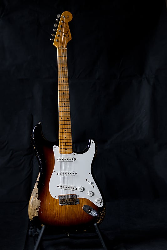 Fender Fender Customshop 1954 Relic, 60th Anniversary Model 2014 - relic sunburst image 1