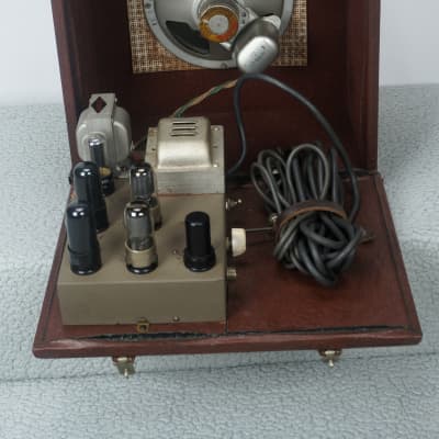 Vintage Lap Steel and Amplifier Set 1940s-50s Alan Stringed Instruments Natural image 7