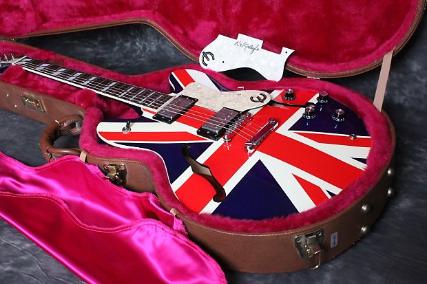 2002 Epiphone Noel Gallagher Archtop Union Jack SuperNova 2002 Epiphone Noel Gallagher Archtop Union Jack SuperNova