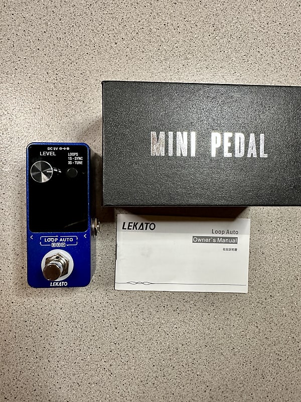 Lekato Loop Auto Mini Looper 2023 - Deep Blue Aluminum image 1