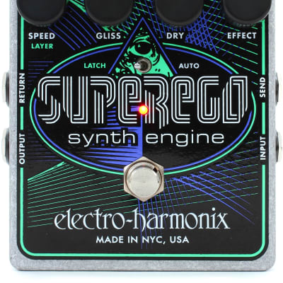 Electro Harmonix Superego EH EHX Synth Pedal Freeze Glissando Free ...