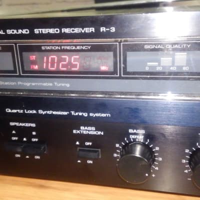 Yamaha R3 Stereo Receiver R3 Late 80s Black image 1