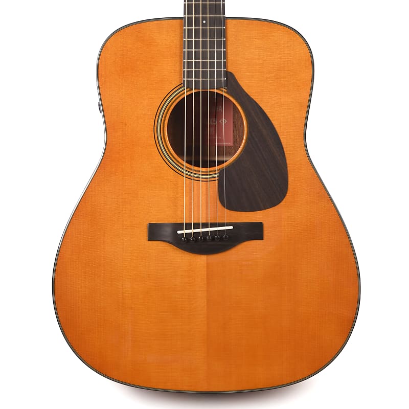 Yamaha FGX5 Red Label Dreadnought Natural | Reverb