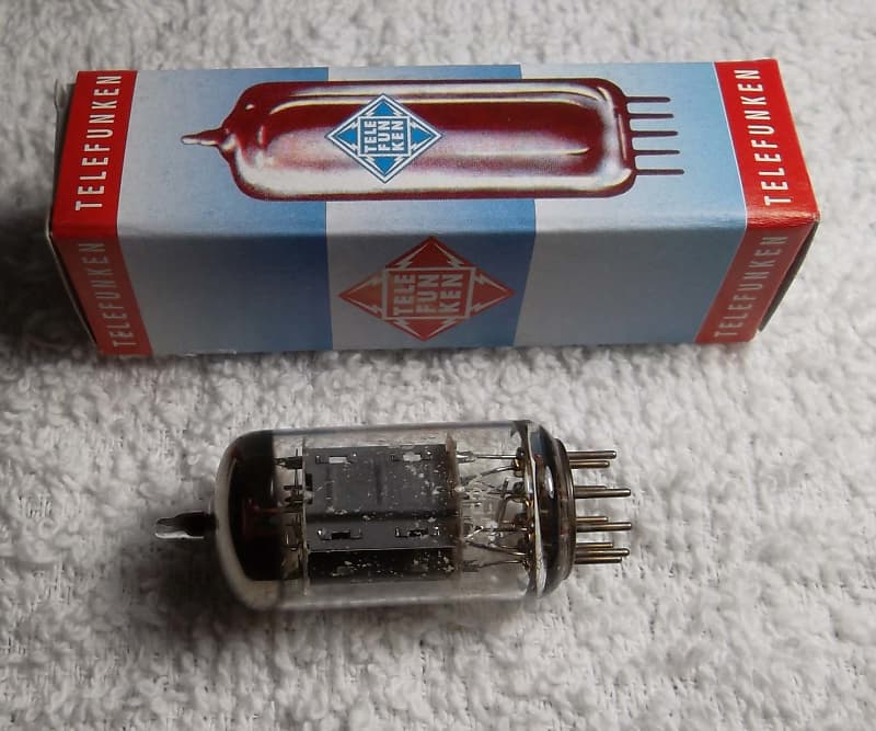 60's Telefunken ECC83 12AX7 West Germany Ribbed Plate Tube 60's Telefunken ECC83 12AX7 West Germany Ribbed Plate Tube