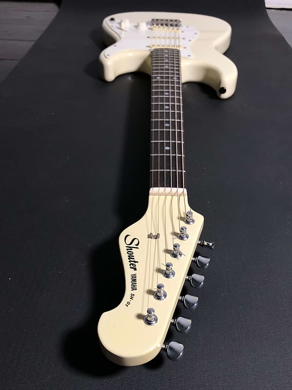Yamaha Shouter SH-01 strat white with matching headstock | Reverb