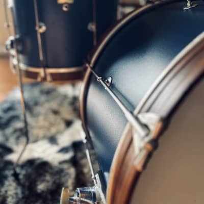 Ludwig 3pc Compact Kit 1920’s Restored - Salty Dog Blue image 11