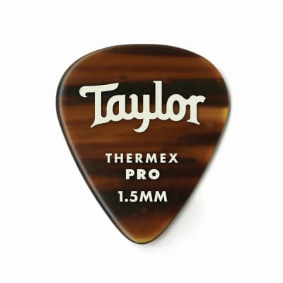 Taylor Premium 351 Thermex Ultra Picks, Blue Swirl, 6-Pack, 1.5 mm 