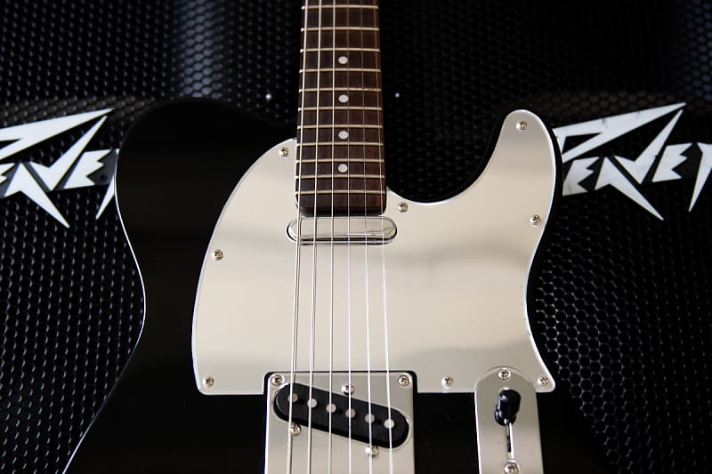 Squier Black & Chrome Standard Telecaster | Reverb Canada
