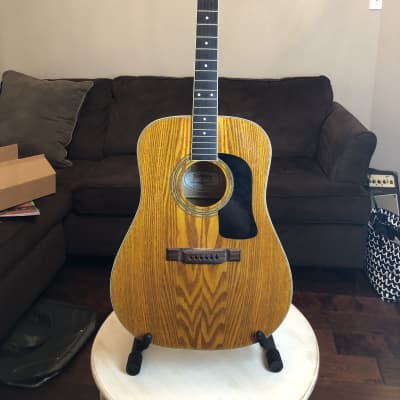Washburn D11-AN Mountain Ash Acoustic Guitar - Needs new saddle for sale
