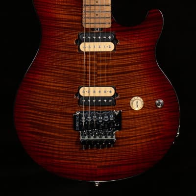 Ernie Ball Music Man Axis Roasted Amber Flame (240) image 3