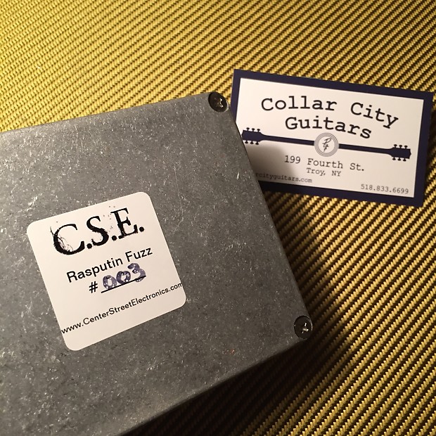 Center Street Electronics Rasputin Fuzz Serial Number 003