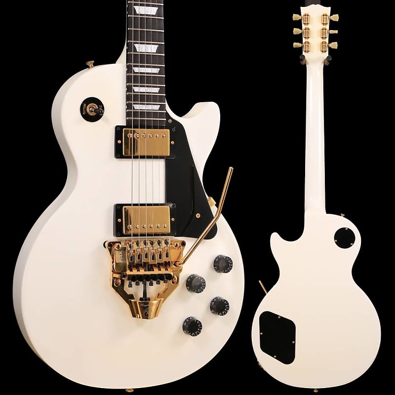 2008 Gibson Les Paul Studio White w/ Floyd Rose FRX - Used