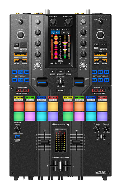 Pioneer DJM-S11-SE Special Edition. 2 Channel Serato DJ Pro & Rekordbox Battle Mixer image 1