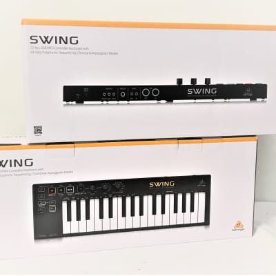 Behringer SWING 32-Key USB MIDI Controller Keyboard / Sequencer 2021 - Present - Black - NEW image 1