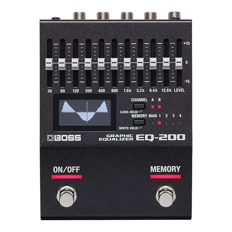 ギター BOSS/ EQ200 BOSS EQ-200 Graphic Equalizer Guitar Effects Pedal New With