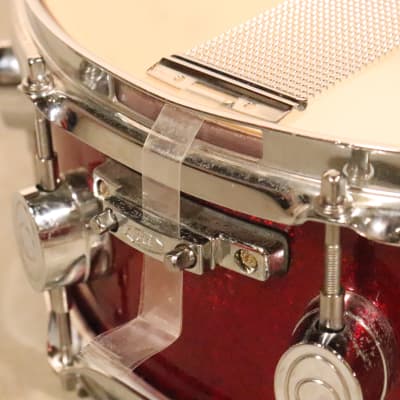 Pacific CX Series 5x14 Snare Drum Red Sparkle image 12