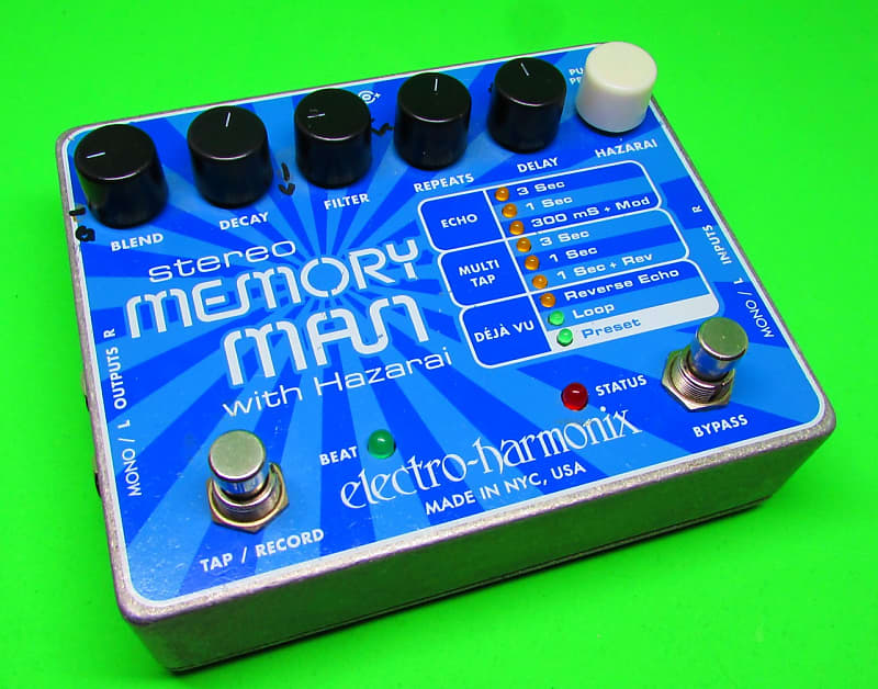 Electro-Harmonix Stereo Memory Man with Hazarai | Reverb