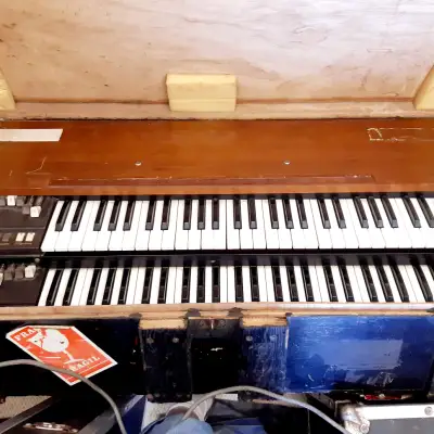 Korg  BX3 Organ With Flight Case 1980's Brown