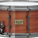 Tama LGM147GTZ S.L.P. G-Maple Snare Drum, 7" x 14", Gloss Tangerine Zebrawood