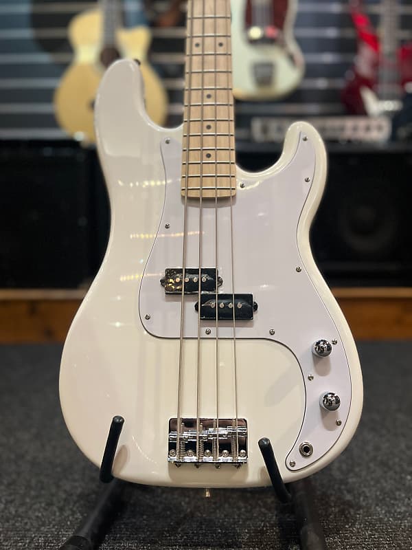 Aria STB PB/M, Precision Bass Guitar, White, | Reverb