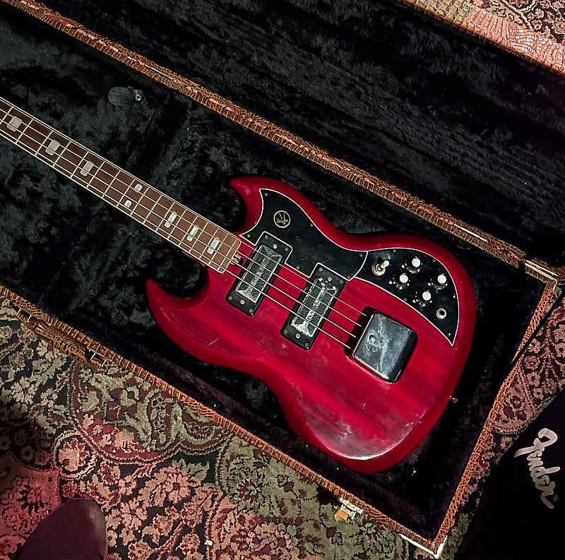 Vintage Kay K2B 1960&rsquo;s-1970&rsquo;s Cherry short scale bass 