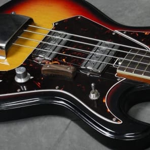 Vintage Teisco/Kingston Bass Guitar, 4-String, Made In Japan, MIJ, w/Case image 7