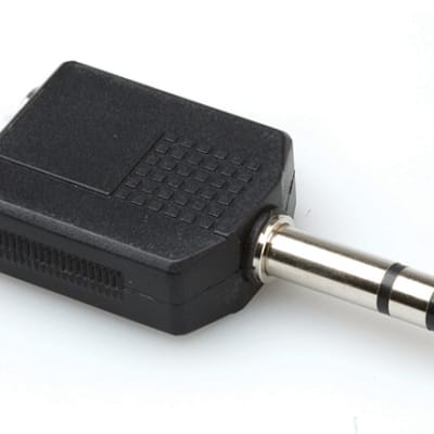 Hosa GPP-359 Adaptor Dual 1/4" Trs - 1/4" Trs image 2