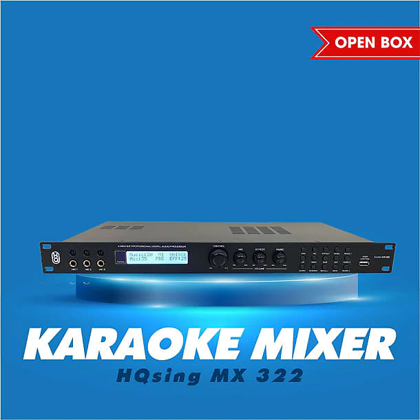 '' Karaoke Digital Processor MX322 '' OPEN BOX Reverb