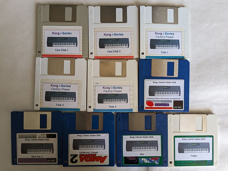Korg i Series Floppy Disk Styles Collection image 1
