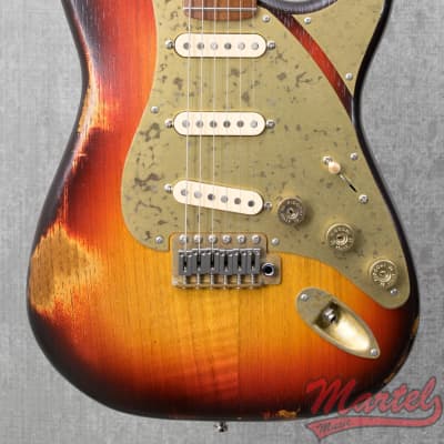 Paoletti Guitars Stratospheric Loft SSS 3 Tone Sunburst image 1
