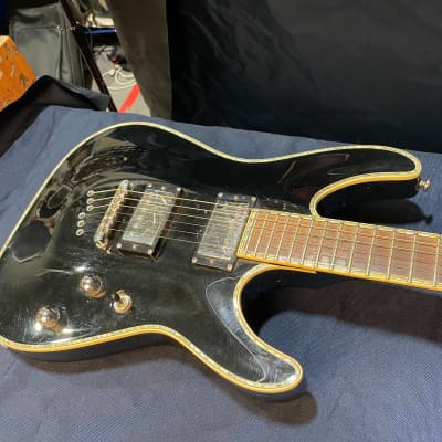 Schecter Diamond Series C-1 Elite Guitar 2002 - Black image 2